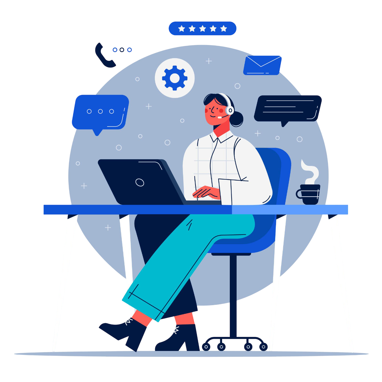 Contact us illustration